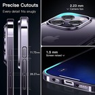 For Iphone 16 Pro Max Case 15 14 13 12 11 Xr Se 7 8 Phone Cover And Screen Glass