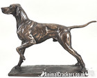 David Geenty Pointer Cold Cast Bronze Ornament Figurine Sculpture Collectable