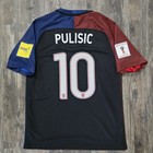 2017 Nike Usa Away Soccer Jersey Christian Pulisic Men M World Cup Milan Chelsea