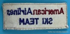 Rare Vintage American Airlines Ski Team Patch