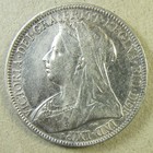 Great Britain  1899  Florin    Silver   Au    4925 