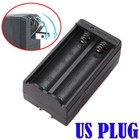 4x Dual Smart Charger For Flashlight Battery 3 7v Rechargeable Li-ion Cell Usa