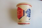 Rare Pabst Brewing Co  Wax Beer Cup New Old Stock
