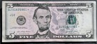 2021  5 Dollar Bill Star Note  Ink Transfer Error On Replacement Note  Very Rare
