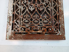 Antique Domed Cast Iron Heating Grate Victorian 16  Tall