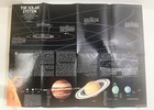 1981-7 July The Solar System Map National Geographic Poster School