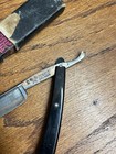 Vintage Tennis Solingen 80 Straight Edge Razor - Black Handle - For Restore
