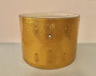 Vintage 60s Ludwig 14x10 Shell Marching Snare Drum  Tom  Snom  Gold Sparkle Wrap