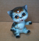 Vintage Empress Cat Figurines   Salt Shaker - With Plug   3 5  Tall   Japan