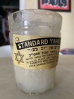 Yahrzeit Lamp - Very Old Vintage Wax Candle  Made In Brooklyn Nyc