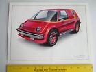 Rare 1977 Am   Van Amc Concept Rendering Press Print Car Jeep Art 12  X 9    C91