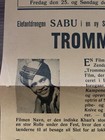 The Drum Sabu Raymond Massey Roger Livesey 1938 Danish Movie Press Release