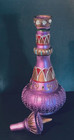 Magic Genie Bottle With Stopper 9 5  Tall - Purple Resin Prop