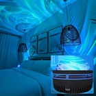 1pc Galaxy Star   Ocean Wave Projector Night Light  7 Colors 