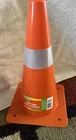Orange Safety Cone With Reflective Strip 12    Plastic  2 85 Each