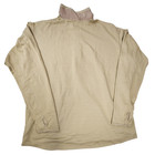 Tan Usmc Frog Grid Fleece Base Layer Shirt     Used Serviceable  mocinc 1982 