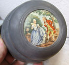 Vintage 1940s Victorian Style Powder   Music Box  Music Box Part Works Slowly