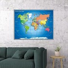 645130 World Map Antique Vintage Old Wall Art Print Poster