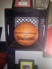 Dennis Rodman Signed Jersey Framed And Basketball 