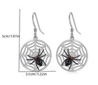 Spider Web Earrings Halloween Fashion Jewelry Fast Free Shipping 2 Inch