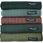 Men Women Unisex 100  Cashmere Scarf Pure Plain Thick Stripe Soft Wool Scotland