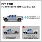  Running Boards Fit For Ford F150 Super Crew Cab 2009-2014 4 Full Size Doors