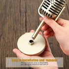 4pcs Retro Microphone Props Model Vintage Microphone Antique Microphone Toy8645
