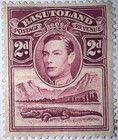 Travelstamps  1938 Basutoland Stamps Sg 21- 2d Kgvi   Crocodile Mint Mogh