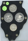 Illinois 1818 - 1968 Silver Coin Medal Set Sesquicentennial Centennial Map L520