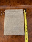 Lot Of 22 Burlap Linen Gift Bags Wedding Jute Jewelry Pouches Party Favors  7x9 