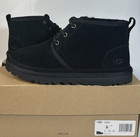 Ugg Neumel Suede Chukka Boots Women s Us 8 Black   New In Box