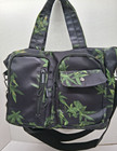 Large Bible Cover Black Green Leaves Lightweight Sturdy Storage