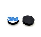 1 2  Wide X 1 8  Thick Round Rubber Stick On Feet  Bumper Pads Adhesive Backing