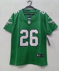 Saquon Barkley 26 Philly Eagles Kid Jersey Kelly Green Youth Medium Stitched