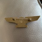 Eastern Airlines Winged Logo Pin Badge  Gold Tone Blue Enamel