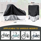 Mooncool Adult Tricycle Cover Trike Cover  3 Wheeled Bicycle Bike Cover For Outd