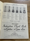 Instruction Chord Book For Guitar By Gene Leis Nexsus Method - 1964