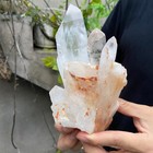 2lb Natural Clear White Crystal Quartz Cluster Point Specimen Chakras Healing