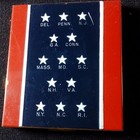 Kay Dunhill Young America Vintage Powder Compact Mirror W  Puff  Original Box