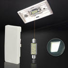 Dome Light Lens Cover Interior Roof Map Housing With Led White Blubs Com