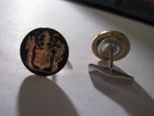 New Jersey  State Seal  Pair Cufflinks