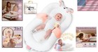 Pink Infant Lounger W  Adjustable Panels - Perfect For Newborn Comfort   Growth
