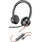 Brand New Poly Blackwire 8225 Usb-c Wired On-ear Active Noise Cancelling Headset