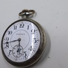 Antique Hampden Pocket Watch 15 Jewel 2 1949 Tone Silver Gold No 109 Runs Great