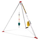 1800 Lbs Confined Space Tripod Kit Winch Stand 98ft Steel Cable Tripod Ladder