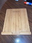 New Bamboo Cookbook Stand Adjustable Reading Stand A E-book Stand Or Cell Phone