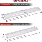 5 Pack Universal Heat Plates Heat Tents Heat Shields For Gas Grill Barbecue Bbq
