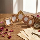 15 Pcs Vintage Mini Gold Frames  Baroque Small Picture Frames  Tiny