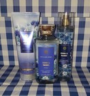 Bath   Body Works Denim   Daisies Shower Gel Fragrance Mist Cream 3 Pc Gift Set