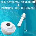 Fun Waterfall Fountain Jet Swimming Pool Water Above In Sprinkler Ground Spray